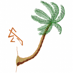 Landscapes Embroidery Design 8